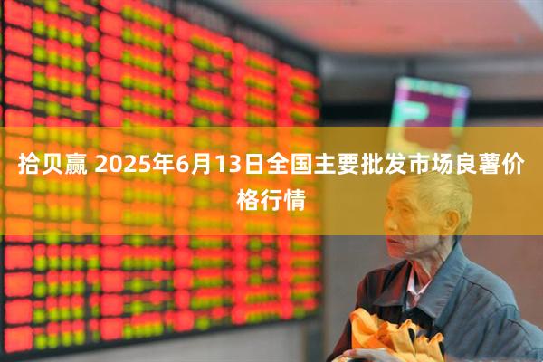 拾贝赢 2025年6月13日全国主要批发市场良薯价格行情