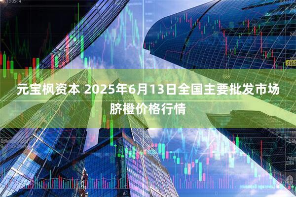 元宝枫资本 2025年6月13日全国主要批发市场脐橙价格行情